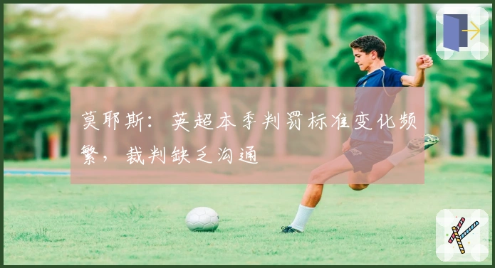 莫耶斯：英超本季判罚标准变化频繁，裁判缺乏沟通